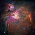 New stars are forming in the Orion Nebula.